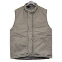 【中古】N.HOOLYWOOD 2023AW NYLON DOWN VEST ナイロンダウンベスト 中綿ベスト 2232-VE01-009 グレー サイズ:36...