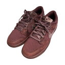 【中古】NIKE Dunk Low Retro PRM Burgundy Crush ダンク ロー レトロ PRM スニーカー FB8895-600 パープル ...