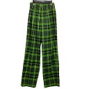 【中古】AMERIチェックパンツ グリーン サイズ:S【価格見直し】