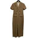 【中古】MAISON SPECIALLoose Jacket All In One Outfit オールインワン ブラウン サイズ:36【価格見直し】