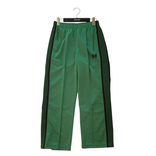 【中古】Needles 23SS TRACK PANT POLY SMOOTH ストレートトラックパンツ MR286 グリーン サイズ:XS 【130425】(ニードルス) 【中古】Needles 23SS TRACK PANT POLY SMOOTH ストレートトラックパンツ MR286 グリーン サイズ:XS 【130425】(ニードルス)