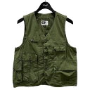 【中古】Engineered Garments ベスト オリーブ サイズ:S 【130425】(エンジニアードガーメンツ)