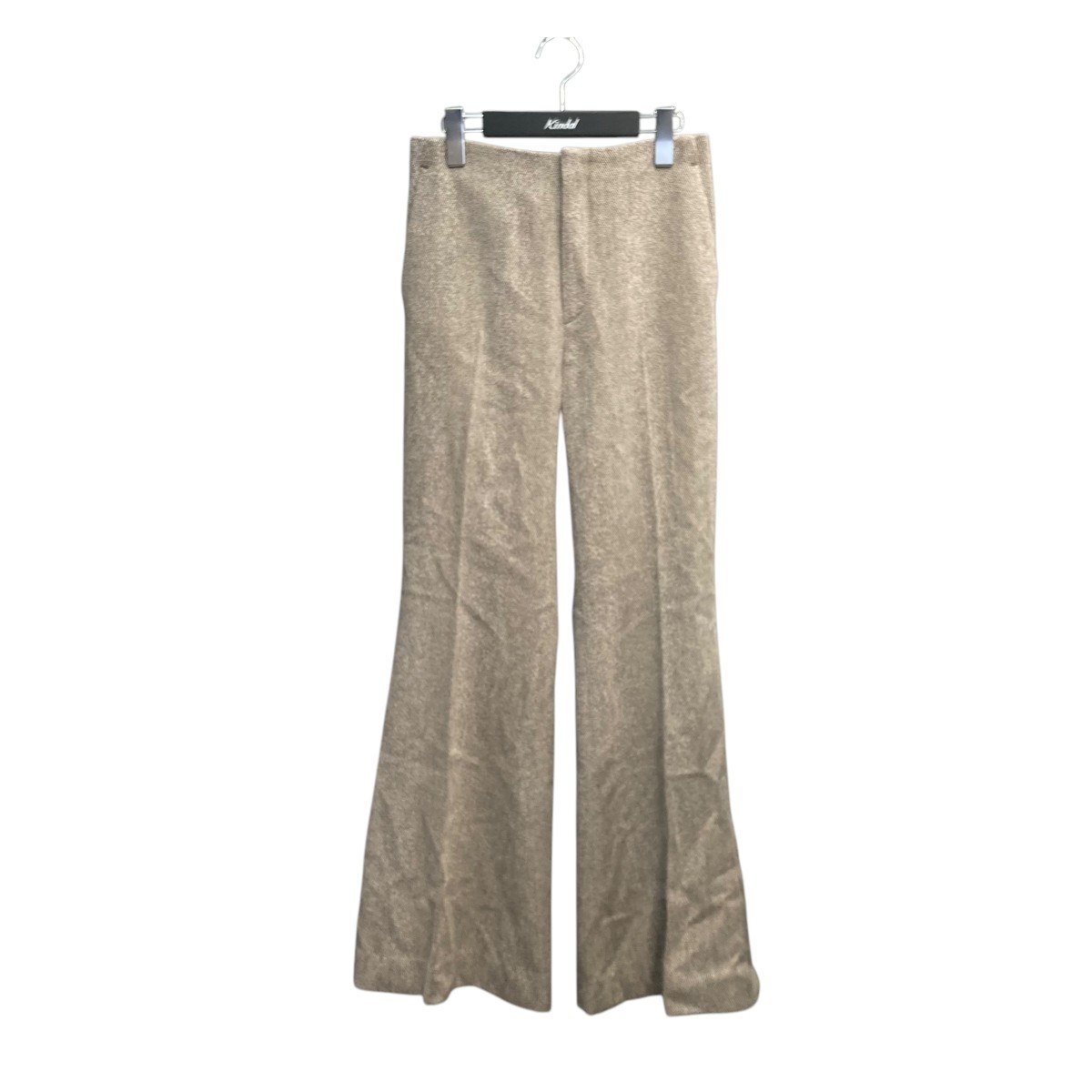 【中古】SEEALL SLIT FLARE PANTS フレアパンツ M-003 ベージュ サイズ:38 【130425】(シーオール)