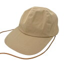 【中古】TODAYFUL 23AW Leather Cord Cap コード付きキャップ 12311014 ベージュ サイズ:F 【140425】(トゥデイフル...