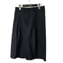 【中古】LOEFF ウール ギャバ バミューダパンツ ハーフパンツ 8819 202 0022 ブラック サイズ:1 【140425】(ロエフ)