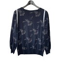 【中古】UNDERCOVER 02AW 20魔女期 ユニコーン 総柄 トップス M75 ブラック サイズ:S 【150425】(アンダーカバー)