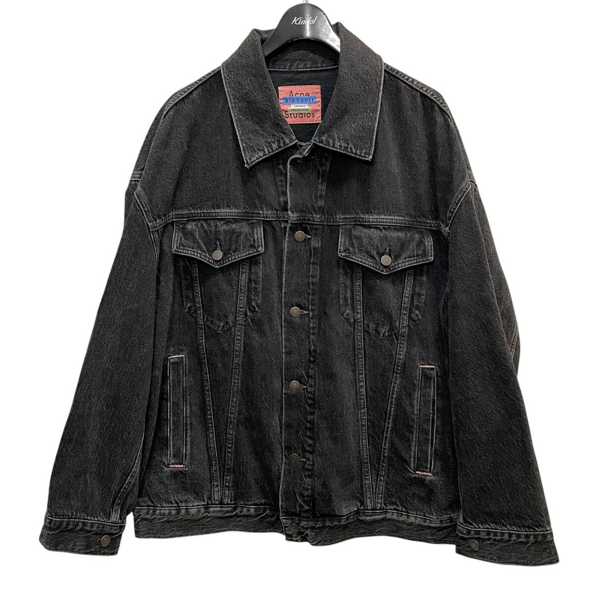 【中古】Acne Studios Bla Konst オーバーサイズジャケット BK-UX-OUTW000021 ブラック サイズ:XXS 【150425】(アクネストゥディオズブロコンスト)