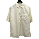 【中古】UNITED ARROWS 半袖シャツ 1116-250-1066 アイボリー サイズ:L 【150425】(ユナイテッドアローズ)