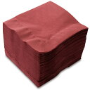 【紙ナプキン】4つ折り2PLYナプキン「ワインレッド」（1ケース3,000枚） 1