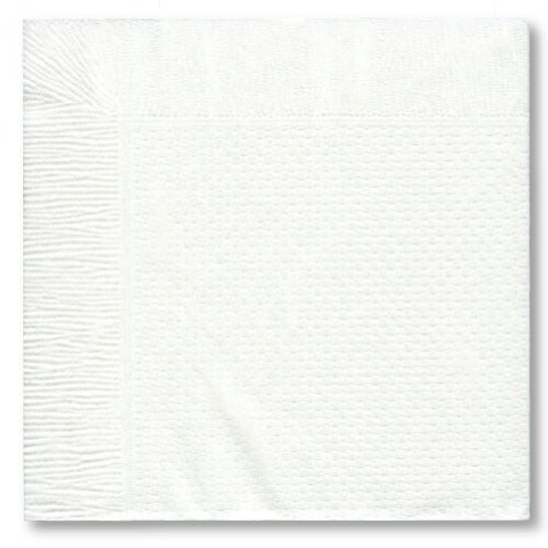【紙ナプキン】4つ折り紙ナプキン「白無地」（10パック1000枚）
