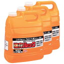 【油汚れ洗剤】ライオン 強力ルック 4L×3本(ケース販売)