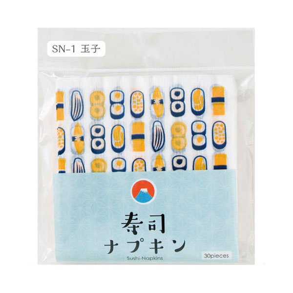 【紙ナプキン】寿司ナプキン 玉子 S