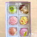 【 初秋 】6個入 冷凍 高級 上生菓子 練り切り 期間限定 個包装 送料無料 お歳暮 お供 敬老の ...