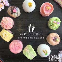 ねりきり 【 春 】10個入 冷凍 高級 上生菓子 練り切り 期間限定 個包装 送料無料 お中元 お供 敬老の日 七五三 手作り お正月 バレンタイン ホワイトデー