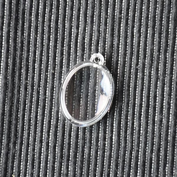 キーホルダー 卒団 卒業 記念品 写真入りストラップ 手作りキット 楕円形 28x21mm CAA-D28A1個入り　[D:N](3)