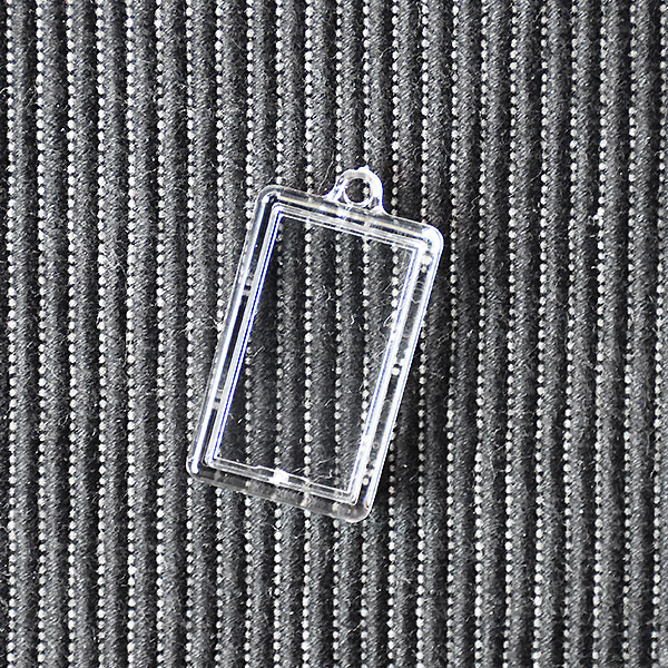 ★【ハメパチ】自分で作るオリジナル写真入りストラップ 手作りキット 長方形 30x17mmCAA-K30X【10個入り】　[D:N]