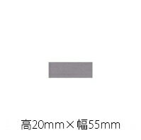 表彰用品用プレート 《SN-32》 銀 （20mmx55mm）