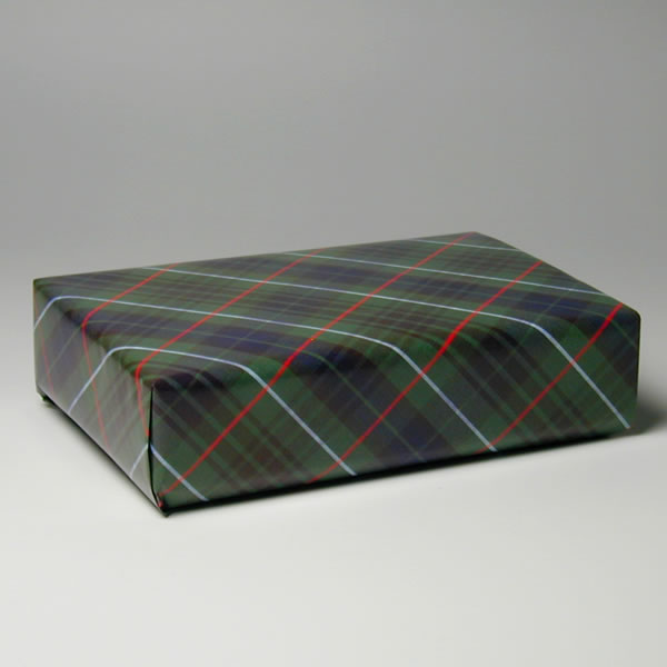 ラッピング　緑チェック　[D:N]