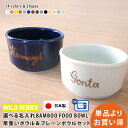 カラー組み合わせ196通り 名入れ ゴールド 早食い防止 Bambooカラーフードボウル+ Bambooプレーンフードボウル pet155 超最速 | フードボ...