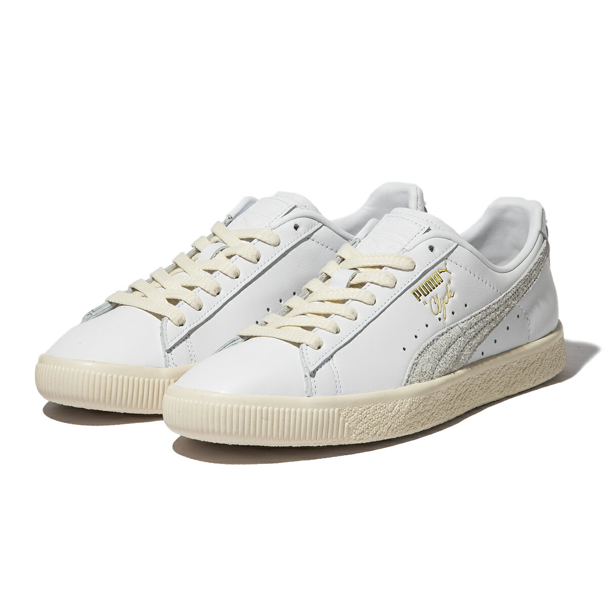 PUMA CLYDE BASE(PUMA WHITE-FROSTED IVORY-PUM)(プーマ クライド BASE)