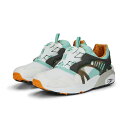 PUMA DISC BLAZE OG(PUMA WHITE-MINT)(プーマ ディスクブレイズ OG)【メンズ】【スニーカー 靴 スリッポン スライド ランニング】【23SS】