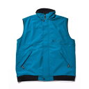 AKTR 68xAKTR REV FLEECE VEST JACKET(ブルー×ブラック)(アクター 68xアクター REV フリース ベスト ジャケット)【メンズ レディース】【ベスト リバーシブル ナイロンフリース アウトドア】【24SS】