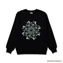 AKTR ATOMxAKTR CREW SWEAT(ブラック)(アクター アトム×アクター クルー スウェット)