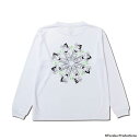 AKTR ATOMxAKTR POLY L/S TEE(WHITE)(アクター アトム×アクター ポリ ロングスリーブティー)【メンズ レディース】【長袖Tシャツ 鉄腕アトムコラボ バックプリント ワンポイント】【24SS】