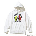 ARTIMATION＜GACHAPIN & MUKKU X ARTIMATION X SECRET BASE＞ G & M HOODIE(WHITE)(アーティメーション ＜ガチャピン&ムック×アーティメーション×シークレット ベース＞ G & M フーディ ガチャムク)