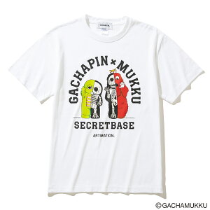 ARTIMATIONGACHAPIN & MUKKU X ARTIMATION X SECRET BASE G & M S/S TEE(WHITE)(㥬ԥ&åߥƥ᡼ߥå ١ G & M 硼ȥ꡼֥ƥ)ڥ ǥۡ23FW