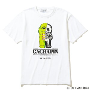 ARTIMATIONGACHAPIN & MUKKU X ARTIMATION X SECRET BASE GACHAPIN S/S TEE(WHITE)(ƥ᡼ 㥬ԥ&åߥƥ᡼ߥå ١ ԥ 硼ȥ꡼ ƥ ९)ڥ ǥۡ23FW