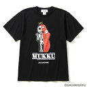 ARTIMATION＜GACHAPIN MUKKU X ARTIMATION X SECRET BASE＞ MUKKU S/S TEE(BLACK)(アーティメーション ＜ガチャピン ムック×アーティメーション×シークレット ベース＞ ムック ガチャムク ショートスリーブ ティー)【メンズ レディース】【23FW】