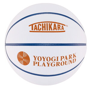 TACHIKARA WHITE HANDS -YOYOGI PARK PLAYGROUND-(White / Navy / Orange)(タチカラ ホワイトハンズ ヨヨギパーク プレイグラウンド)【メンズ】【バスケットボール 7号 アウトドア 屋外 代々木公園】【23FW】