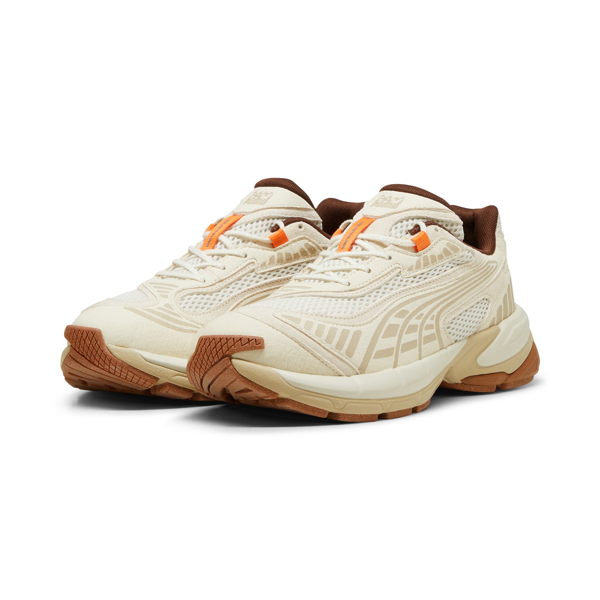 PUMA VELOPHASIS V002 PAM(フロステッド アイボリー/ウォーム ホワイト)(プーマ ベロファシス V002 PAM)【メンズ】【スニーカー ランニングシューズ P.A.M コラボ】【24SS】