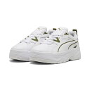 【40%OFF】PUMA BLSTER DRESSCODE(プーマホワイト/オリーブグリーン)(プーマ ブラスター ドレスコード)【レディース】【スニーカー ローカット 厚底 軽量 クッション性】【24SS】