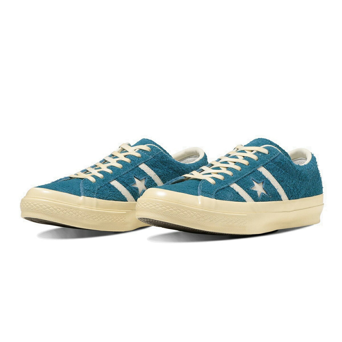 【30%OFF】CONVERSE STAR&BARS US SUEDE(ターコイズ)(コンバース スターズ＆バーズ US スウェード)【メンズ】【スニーカー ローカット スウェード ヴィンテージ加工】【24SS】