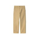 Carhartt WIP SINGLE KNEE PANT(Bourbon (aged canvas))(カーハートワークインプログレス シングル ニー パンツ...