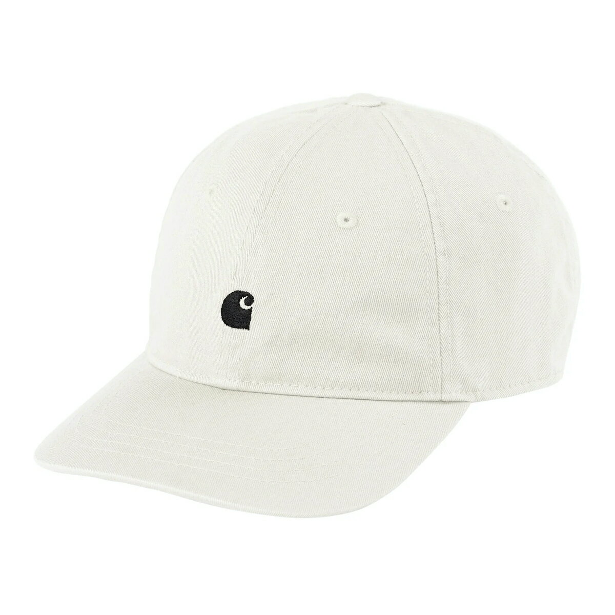 【ラスト1点 サイズ:ONE SIZE】CARHARTT WIP MADISON LOGO CAP(Wax/Black)(カーハートワークインプログレス マディソン ロゴ キャップ)【メンズ レディース】【キャップ 帽子 ワンポイントロゴ 刺繍】【定番】