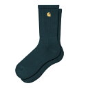 【30%OFF】Carhartt WIP CHASE SOCKS(Duck Blue / Gold)(カーハート ワークインプログレス チェイス ソックス)【メ...