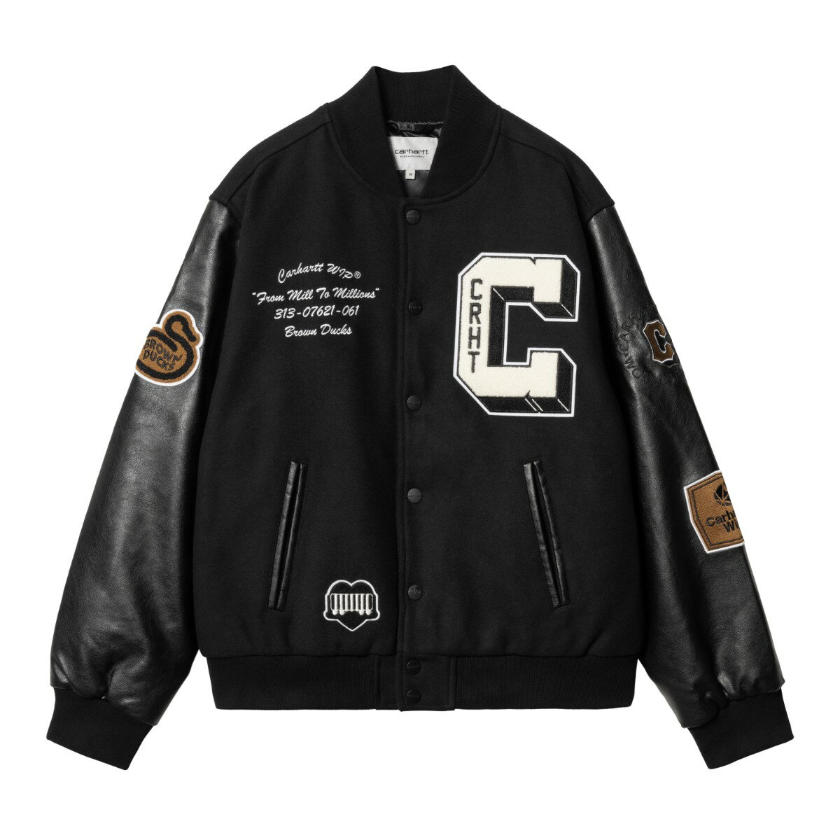 Carhartt WIPスタジャン Lサイズ 黒 - ジャケット・アウター Carhartt WIPスタジャン Lサイズ 黒 - ジャケット・アウター