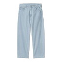 【pt15倍 7/15まで】Carhartt WIP LUCAS PANT(Blue (bleached))(カーハート ワークインプログレス ルーカス パンツ)【メンズ】【パンツ ズボン テーパード スクエアラベル】【25SS】