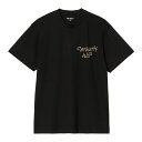 【pt10倍 7/15まで】Carhartt WIP S/S SUNFLOWER T-SHIRT(Black)(カーハートワークインプログレス ショートスリーブ サンフラワー Tシャツ)【メンズ】【半袖Tシャツ ルーズフィット グラフィック】【25SS】