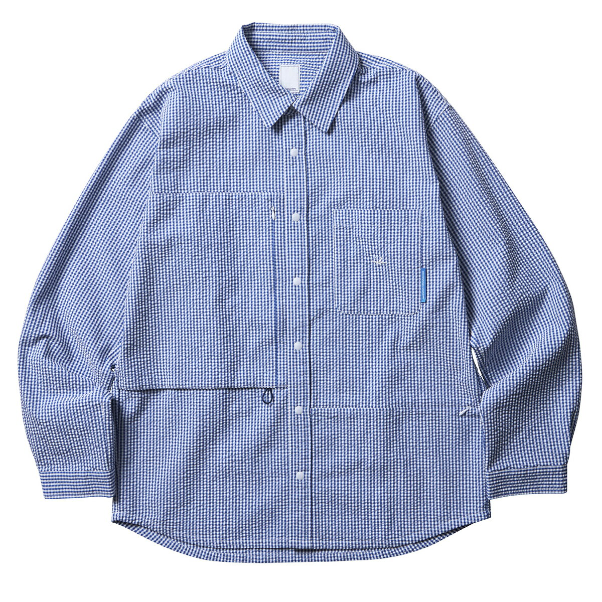 【20%OFF】Liberaiders COOLMAX UTILITY SHIRT(BLUE)(リベレイダース クールマックス ユーティリティ シャツ)【メンズ】【長袖シャツ 吸水速乾 リラックスシルエット】【25SS】