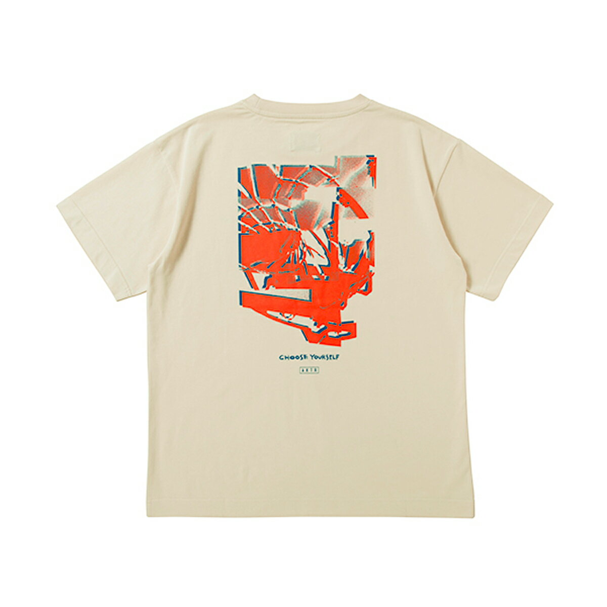 AKTR CUT-UP PHOTO COTTON TEE(ECRU)(アクター カットアップ フォト コットン ティー)【メンズ レディース】【Tシャツ 天竺 バスケ グラフィック フォトT】【25SS】