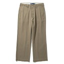 【30%OFF】POLO RALPH LAUREN BIG FIT CHINO PANTS(BEIGE/KHAKI)(ポロ ラルフ ローレン ビッグ フィット ...