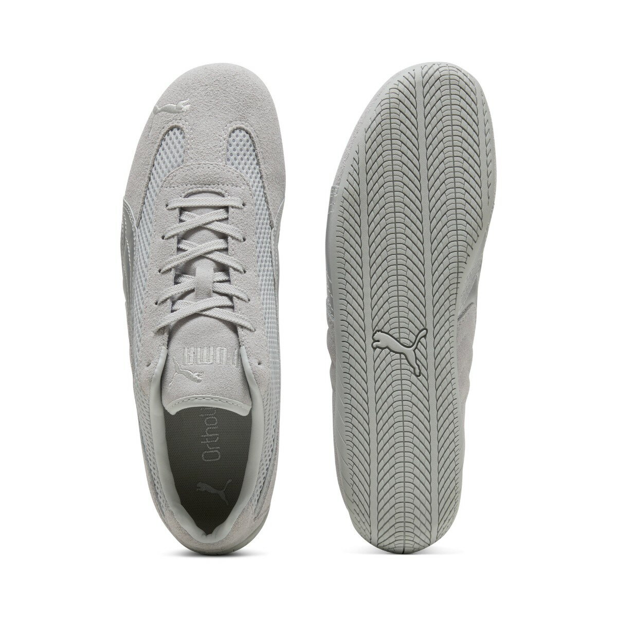【pt10倍 26日1:59まで】PUMA SPEEDCAT PREMIUM(Cool Light Gray)(プーマ スピードキャット プレミアム)【メンズ】【スニーカー レーシングシューズモチーフ】【25FW】