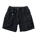 Liberaiders CORDUROY UTILITY SHORTS(BLACK)(リベレイダース コーデュロイ ユーティリティ ショーツ)【メンズ】【ハーフパンツ ショートパンツ ポケット ロゴ】【25SS】(4)