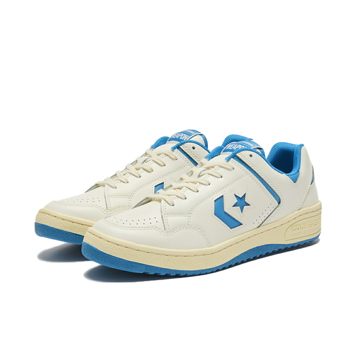 【60%OFF】CONVERSE WEAPON CC OX(ホワイト/サックス)(コンバース ウエポン CC OX)【メンズ レディース】【スニーカー シューズ 靴 ローカット】【24SS】
