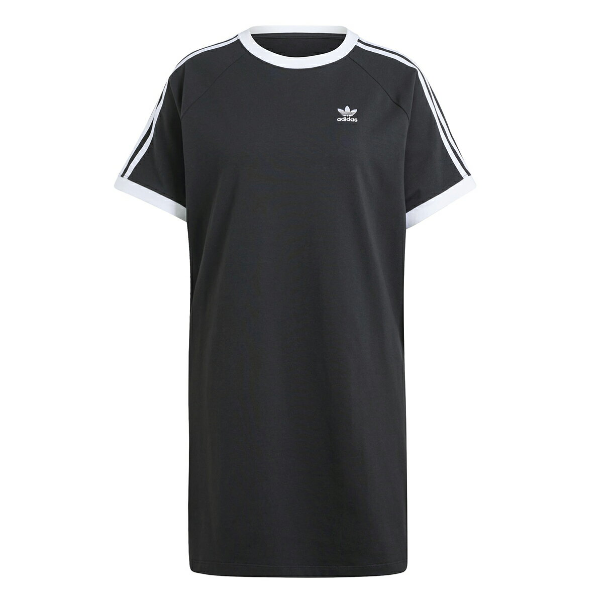 adidas Originals 3 Stripe Raglan Dress(ブラック)(アディダス オリジナルス スリーストライプス ラグランワンピース)