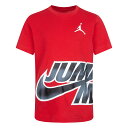 JORDAN MJ MVP JUMPMAN WRAP GRAPHIC T(レッド)(ジョーダン ジャンプマン グラフィック ティーシャツ)【キッズ ジュニア】【半袖 子供服 Tシャツ フロントロゴ】【22FW】